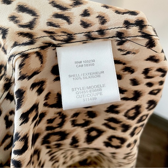 Equipment Cheetah Silk Blouse - Picture 12 of 13